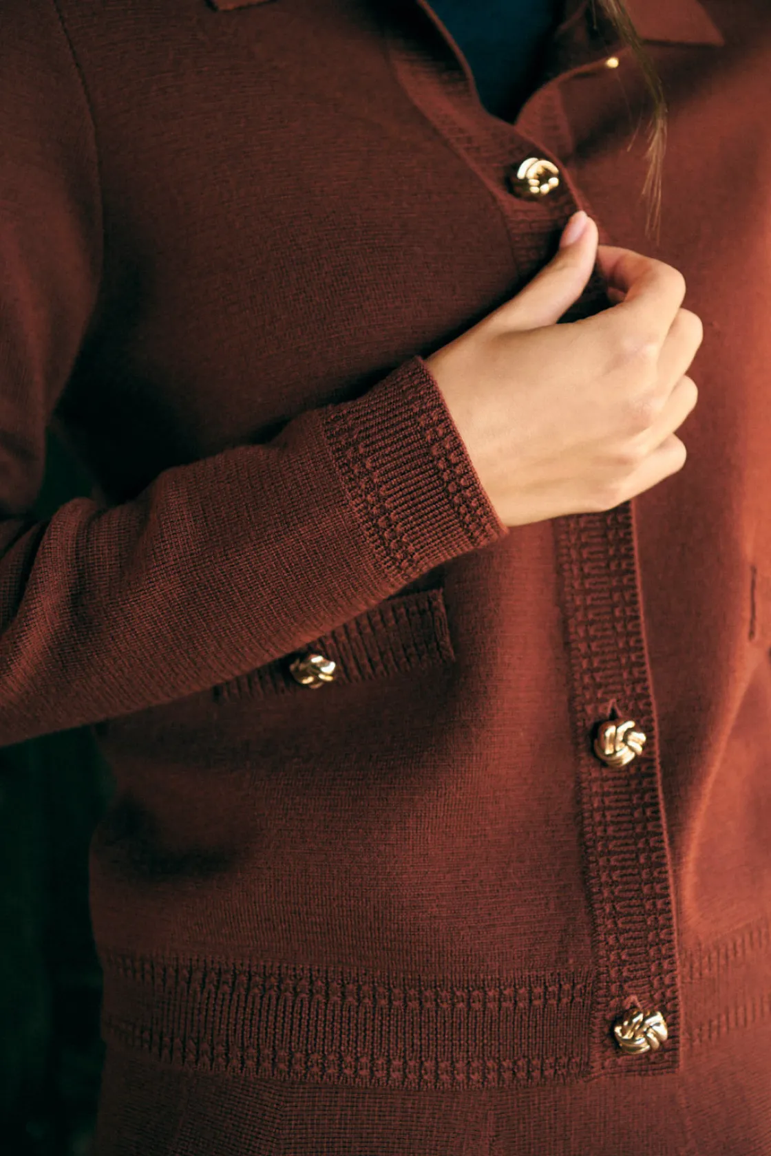 Gilet Melba Mailles