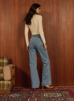 Outlet Jean Bootcut Petra Pantalons|Jeans