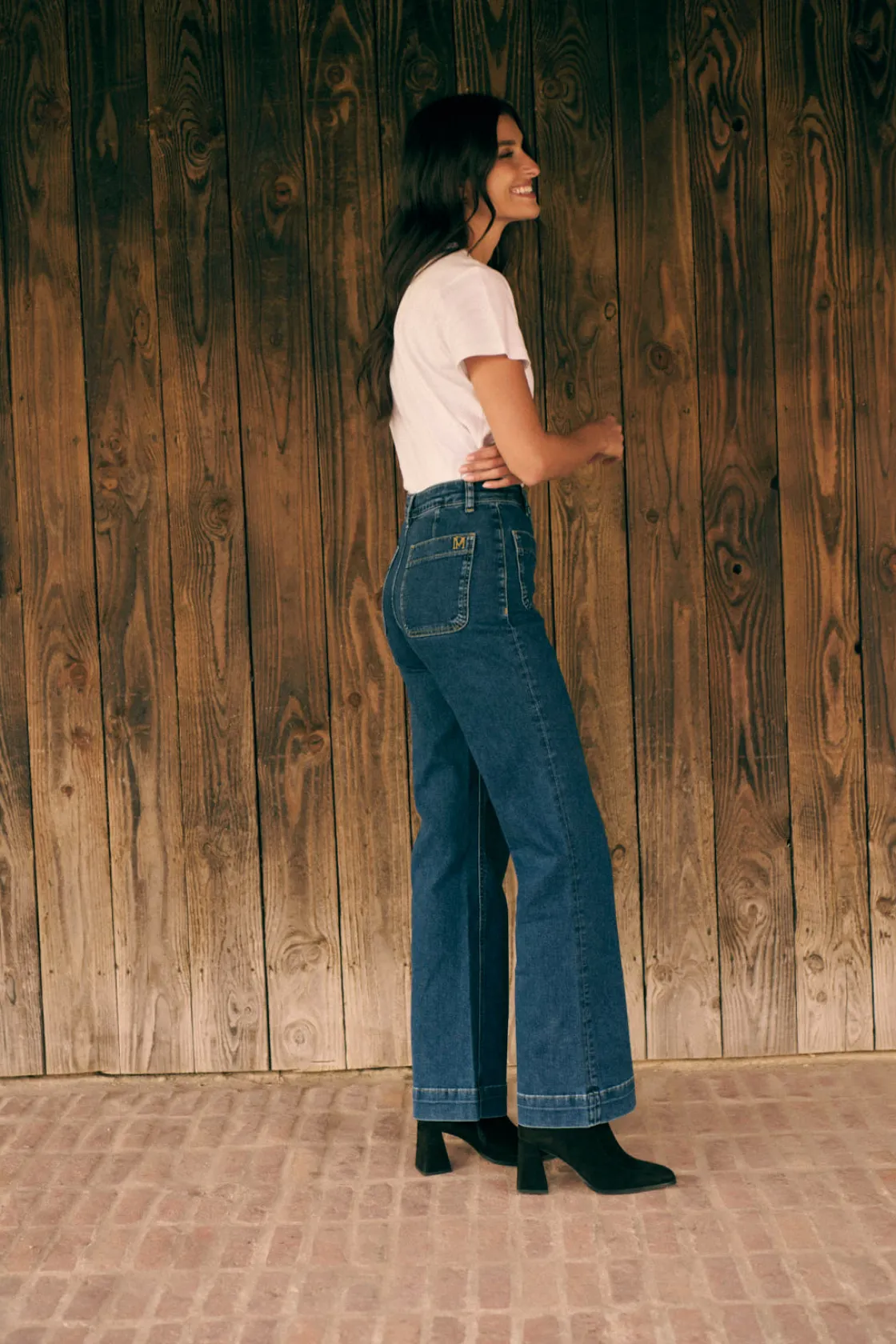 Online Jean bootcut Petra Pantalons|Jeans
