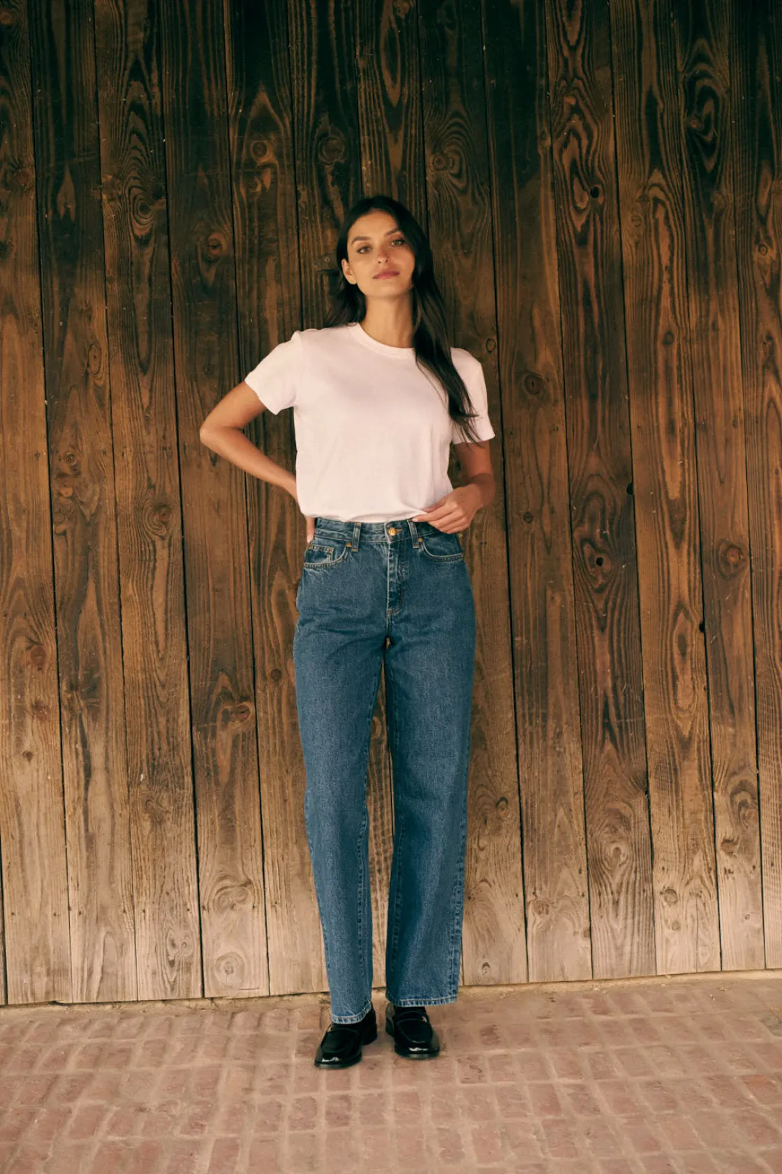 Clearance Jean straight Perrine Pantalons|Jeans