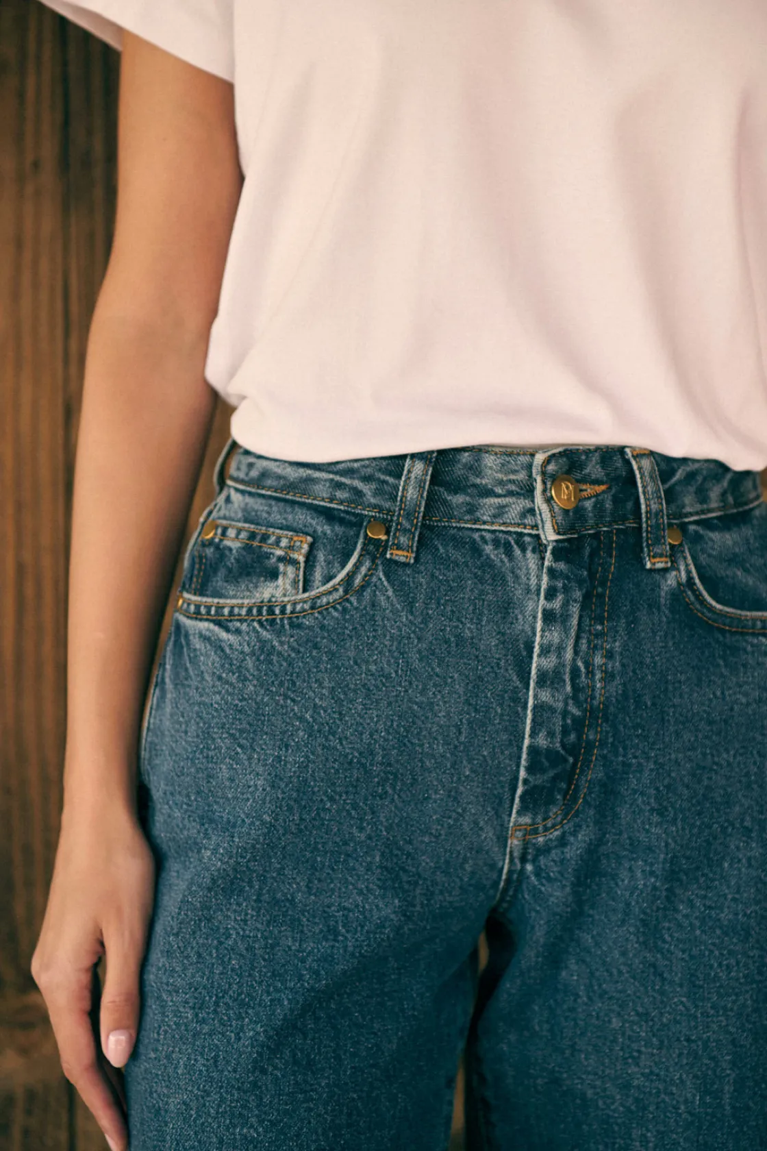 Clearance Jean straight Perrine Pantalons|Jeans
