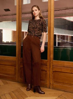 Sale Pantalon en daim Lucas Pantalons