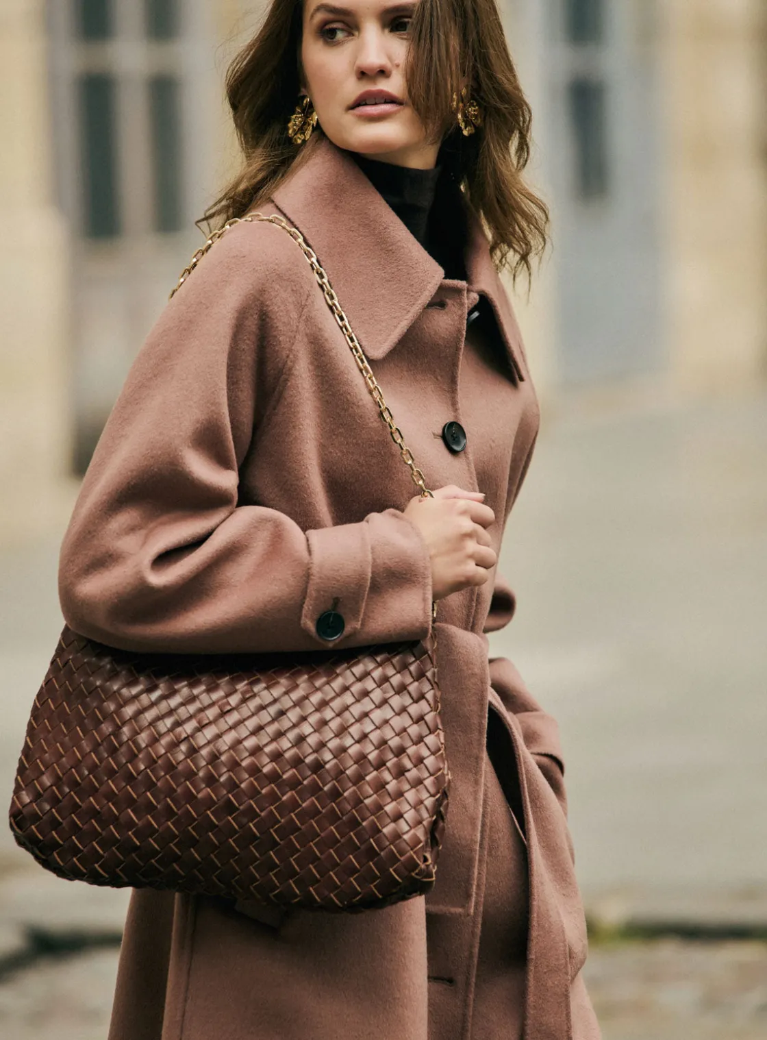 Hot Sac Serion XL tressé Sacs En Cuir|Sacs Portés Épaules