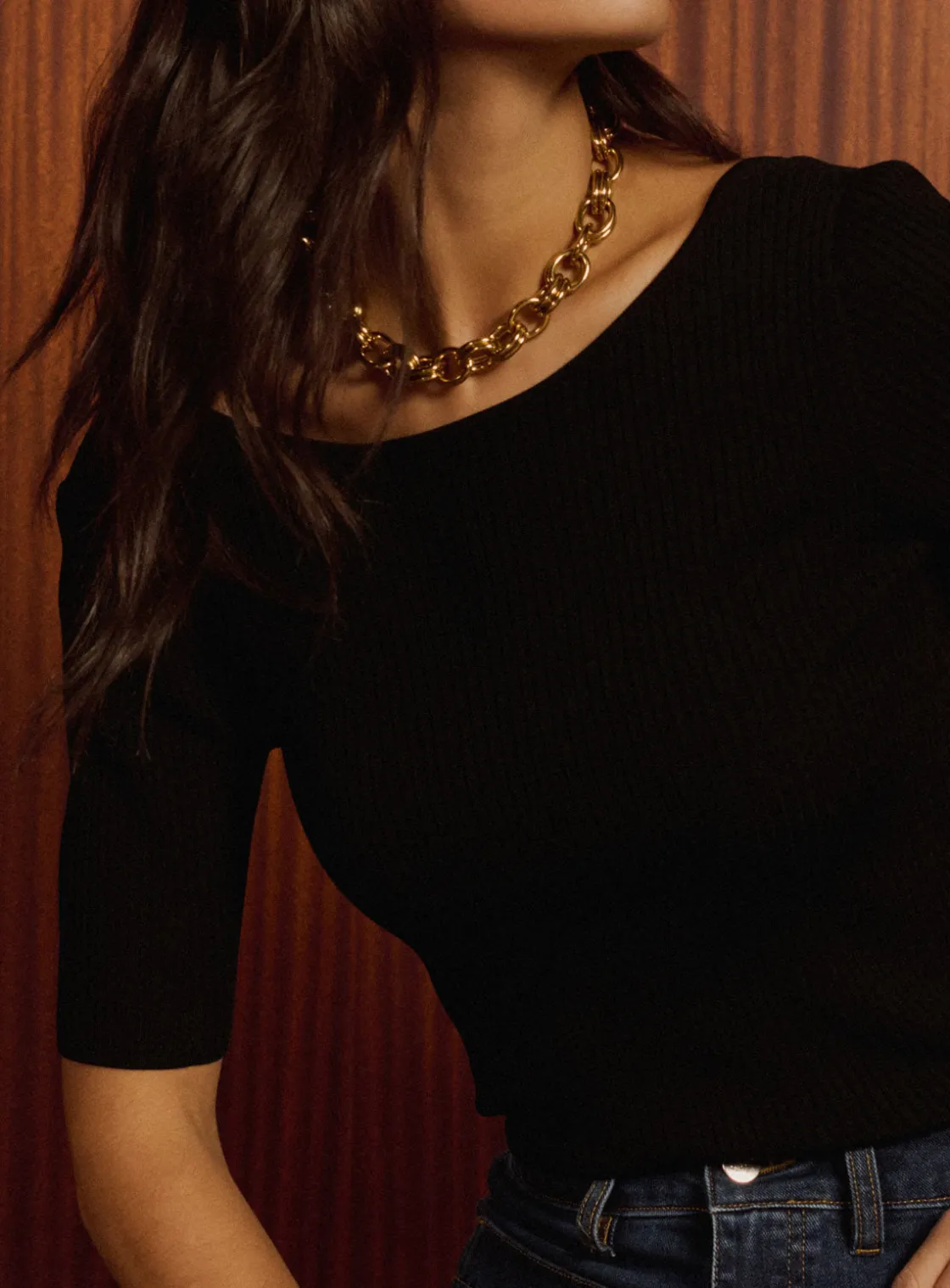 Best Top dos nu en maille Marilyn Tops, Blouses