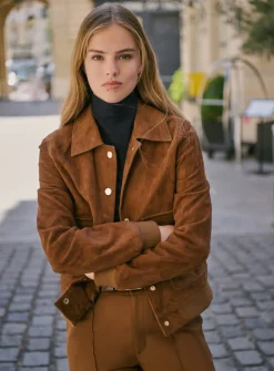 Hot Veste en daim Zoe Vestes