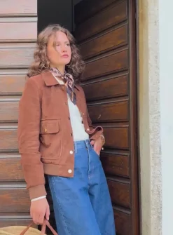 Hot Veste en daim Zoe Vestes