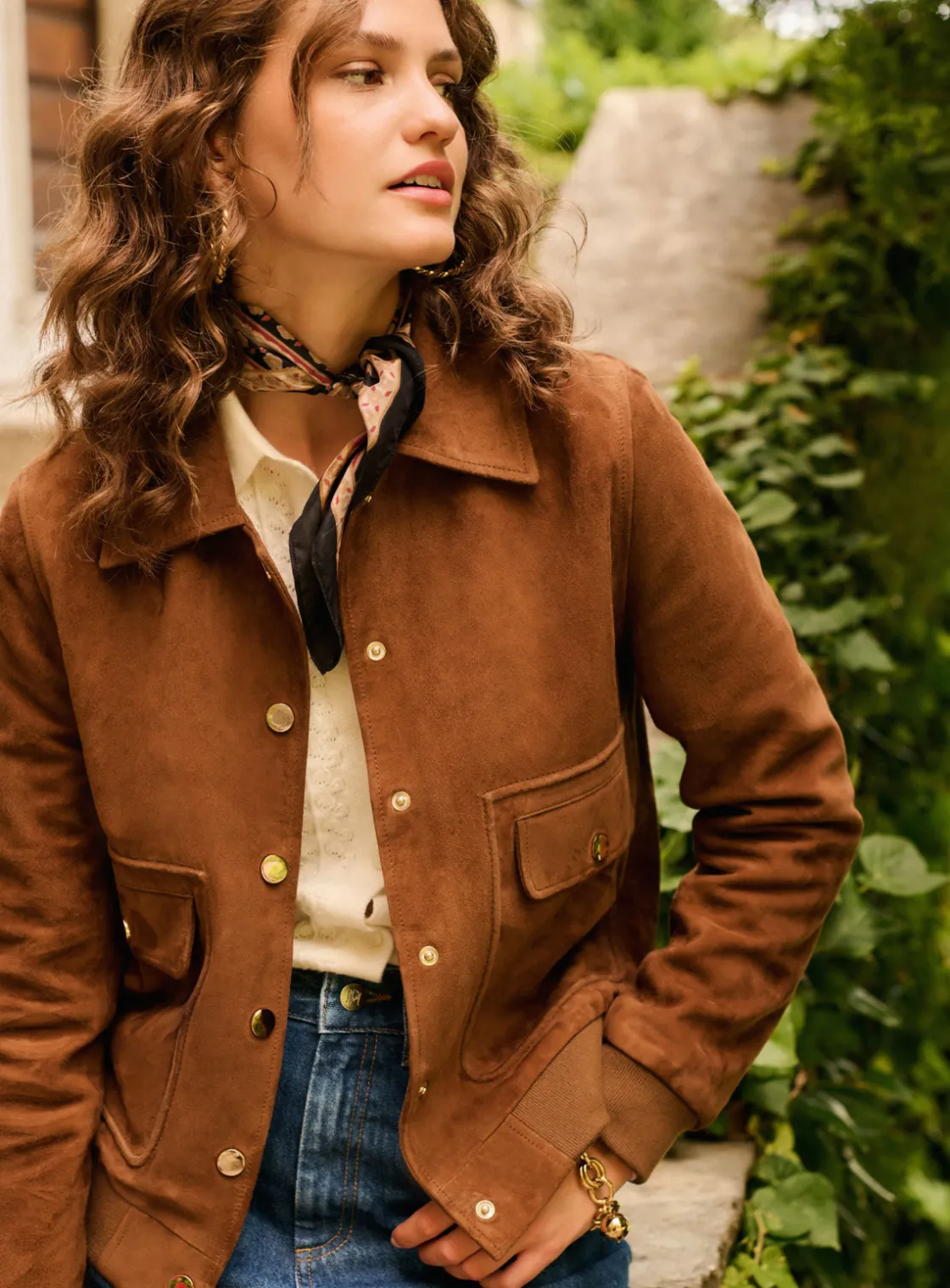 Hot Veste en daim Zoe Vestes